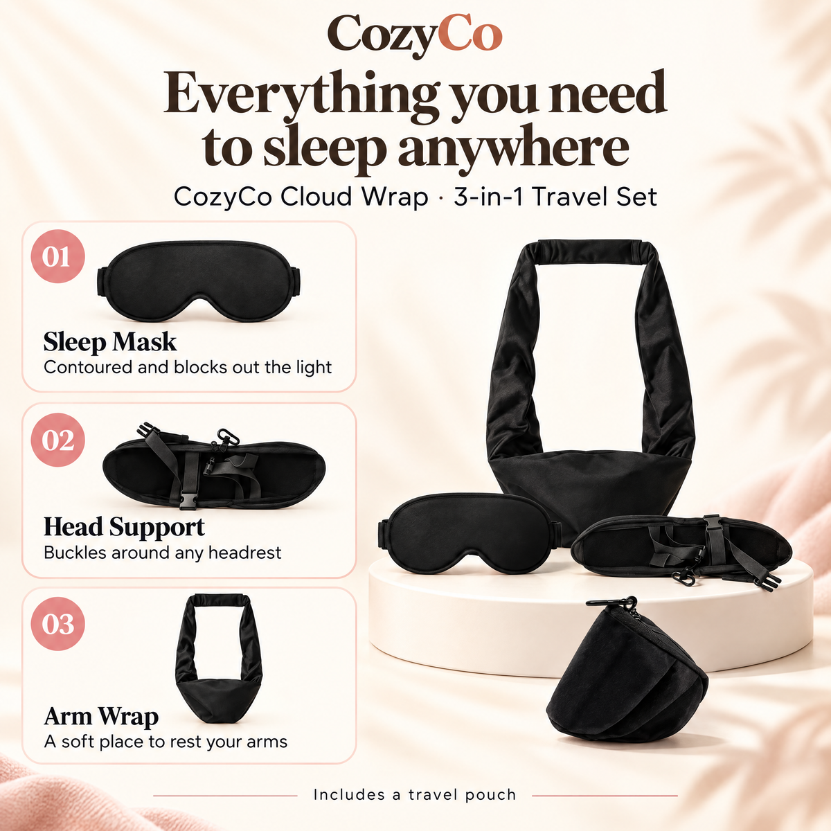 Cloud Wrap Travel Sleep Set