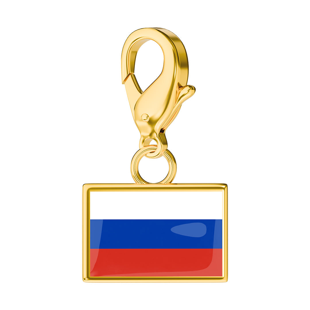 FLAG & MAP CHARMS SET