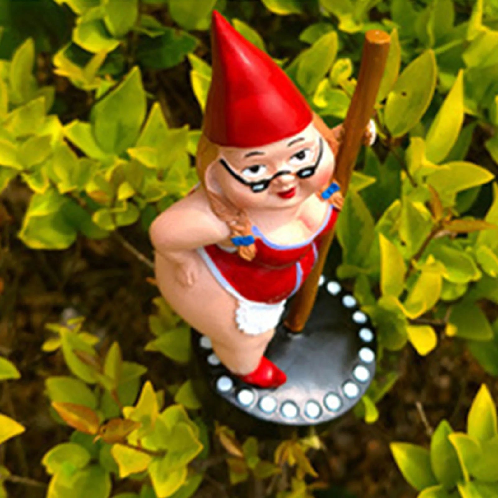 Creative Dancing Gnome Statue
