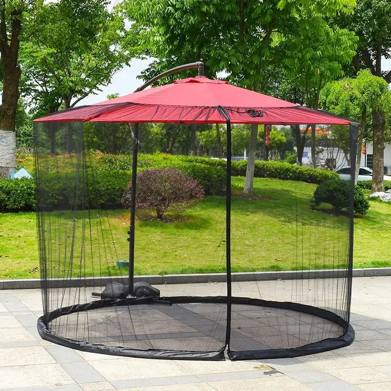 Outdoor Patio Umbrella Net Anti-insect Mosquito Net