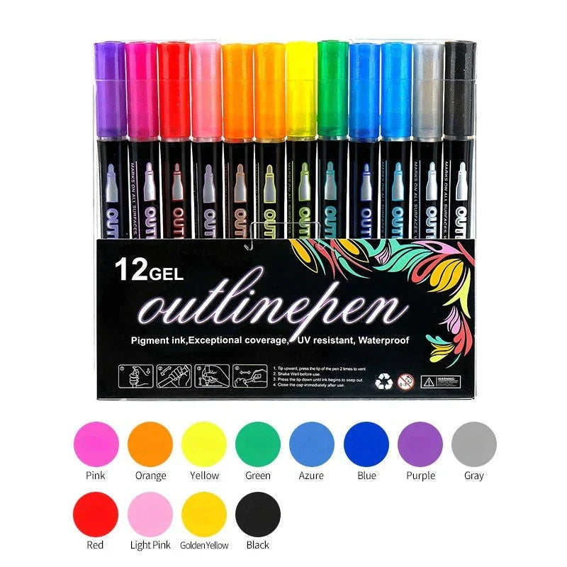Double Line outline Markers!