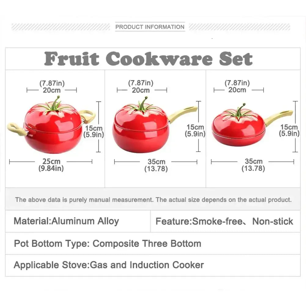 Fruit/Veggie Shape Cookware Set