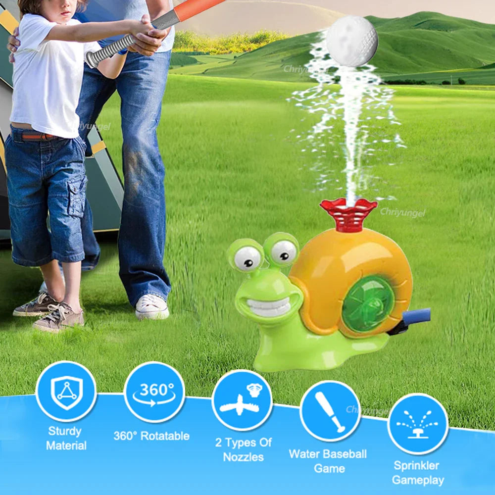 2 in 1 Water Sprinkler Baseball Toy