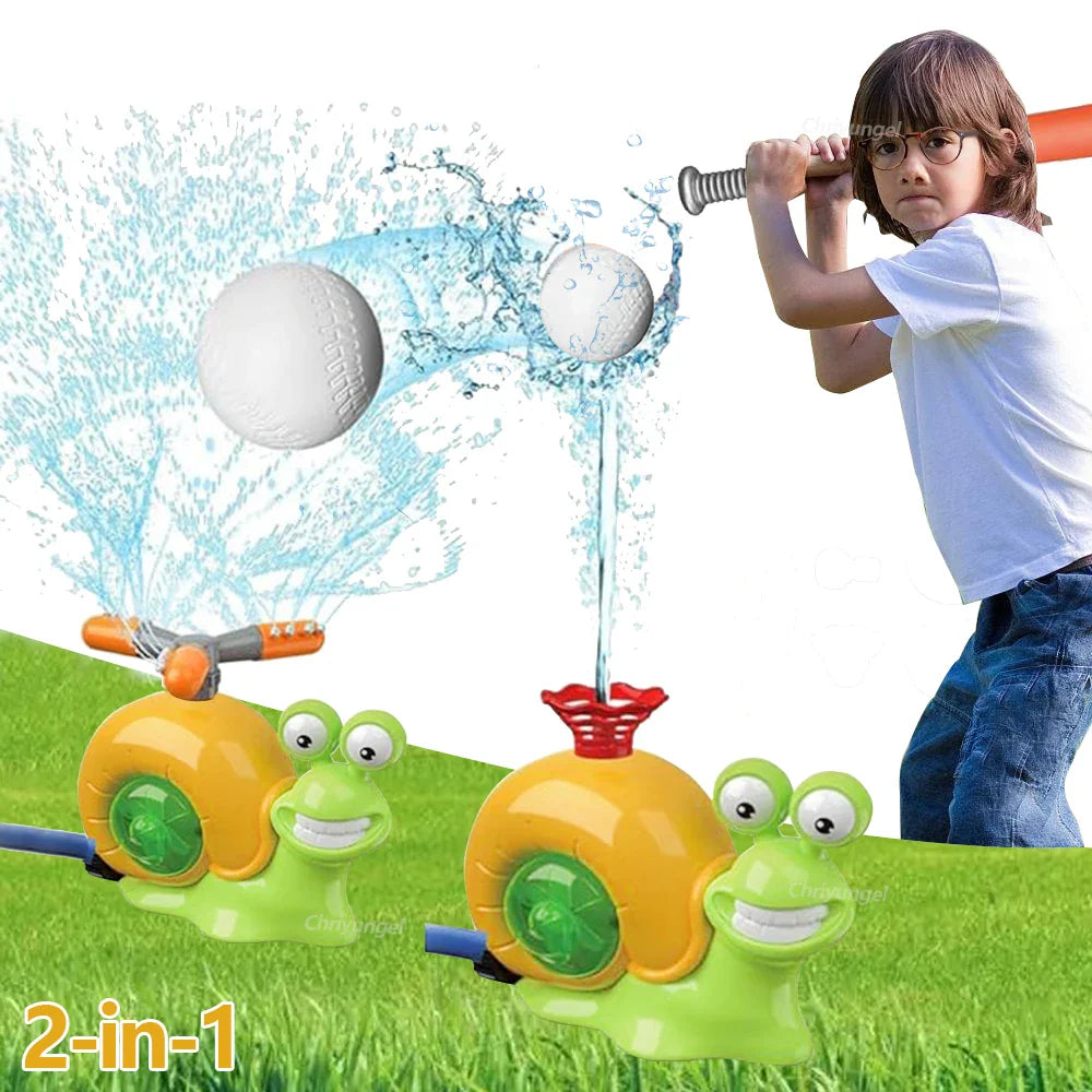 2 in 1 Water Sprinkler Baseball Toy