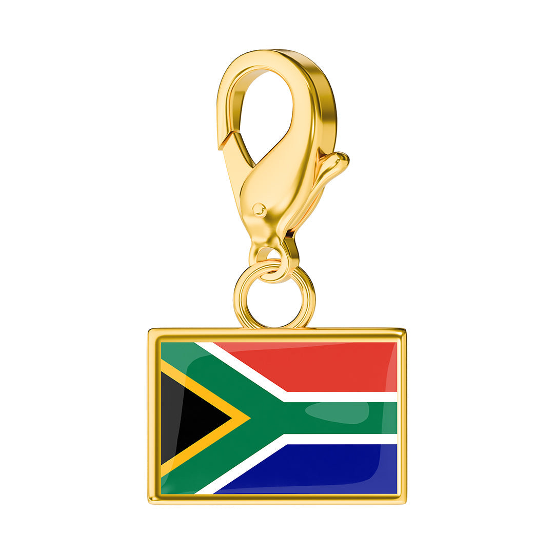 FLAG & MAP CHARMS SET