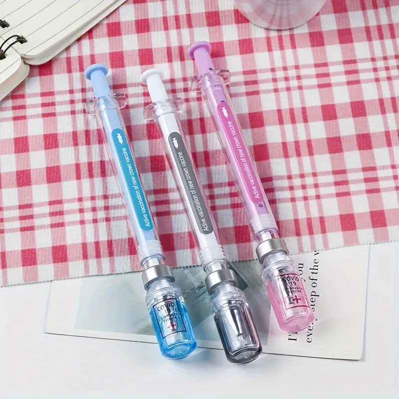 SYRINGE SHAPE SIGNATURE GEL PEN
