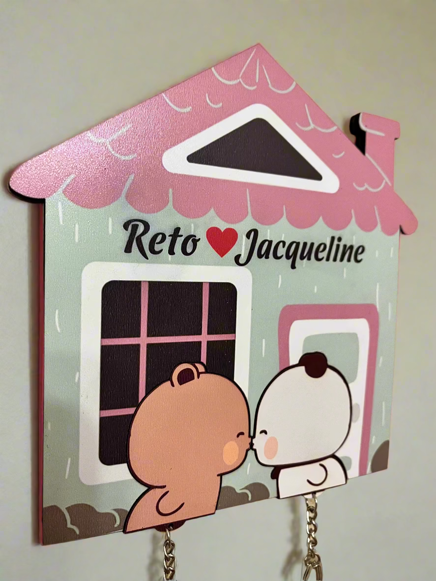 Loving Handmade Dudu & Bubu Keychain Holder