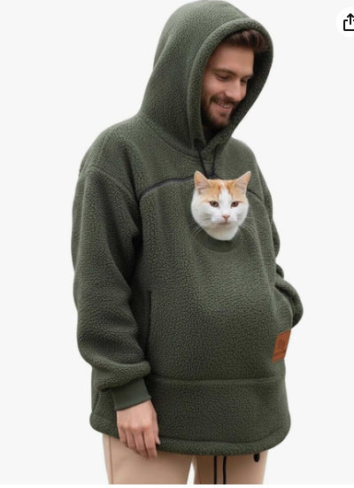 Cozy Cat Pouch Hoodie