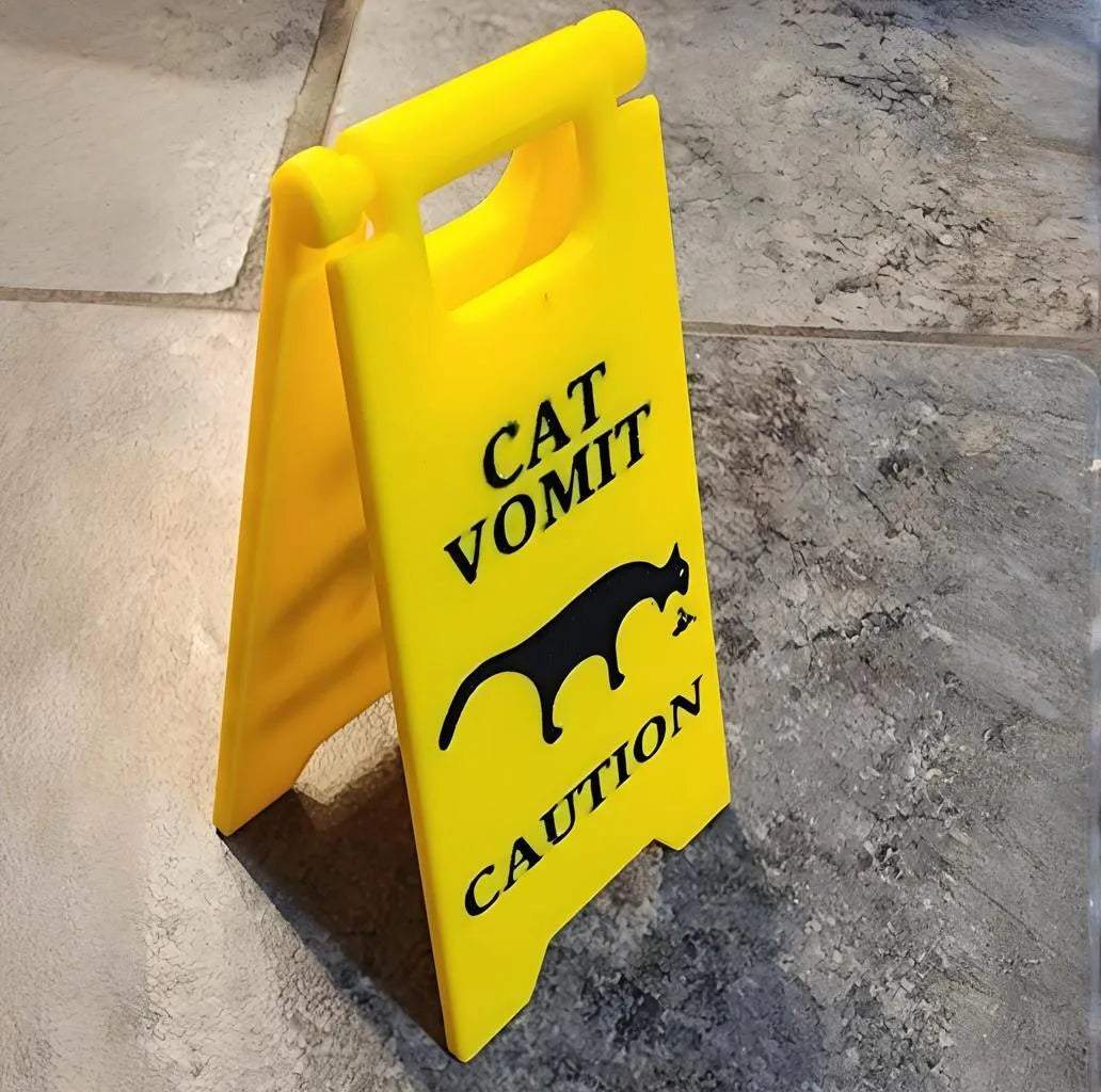 Funny Mini Caution Sign