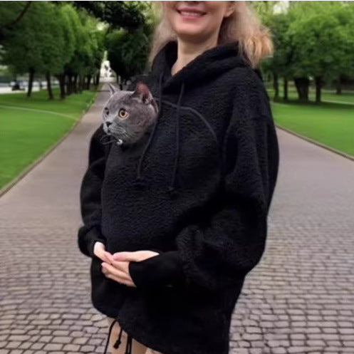 Cozy Cat Pouch Hoodie