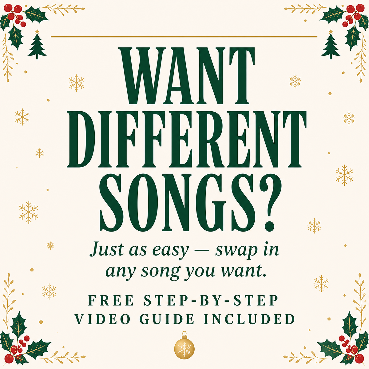 Christmas Spins Music Player
