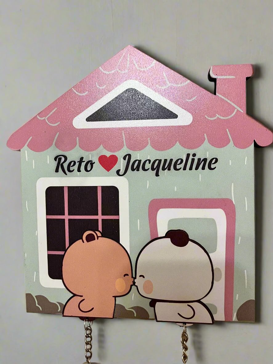 Loving Handmade Dudu & Bubu Keychain Holder