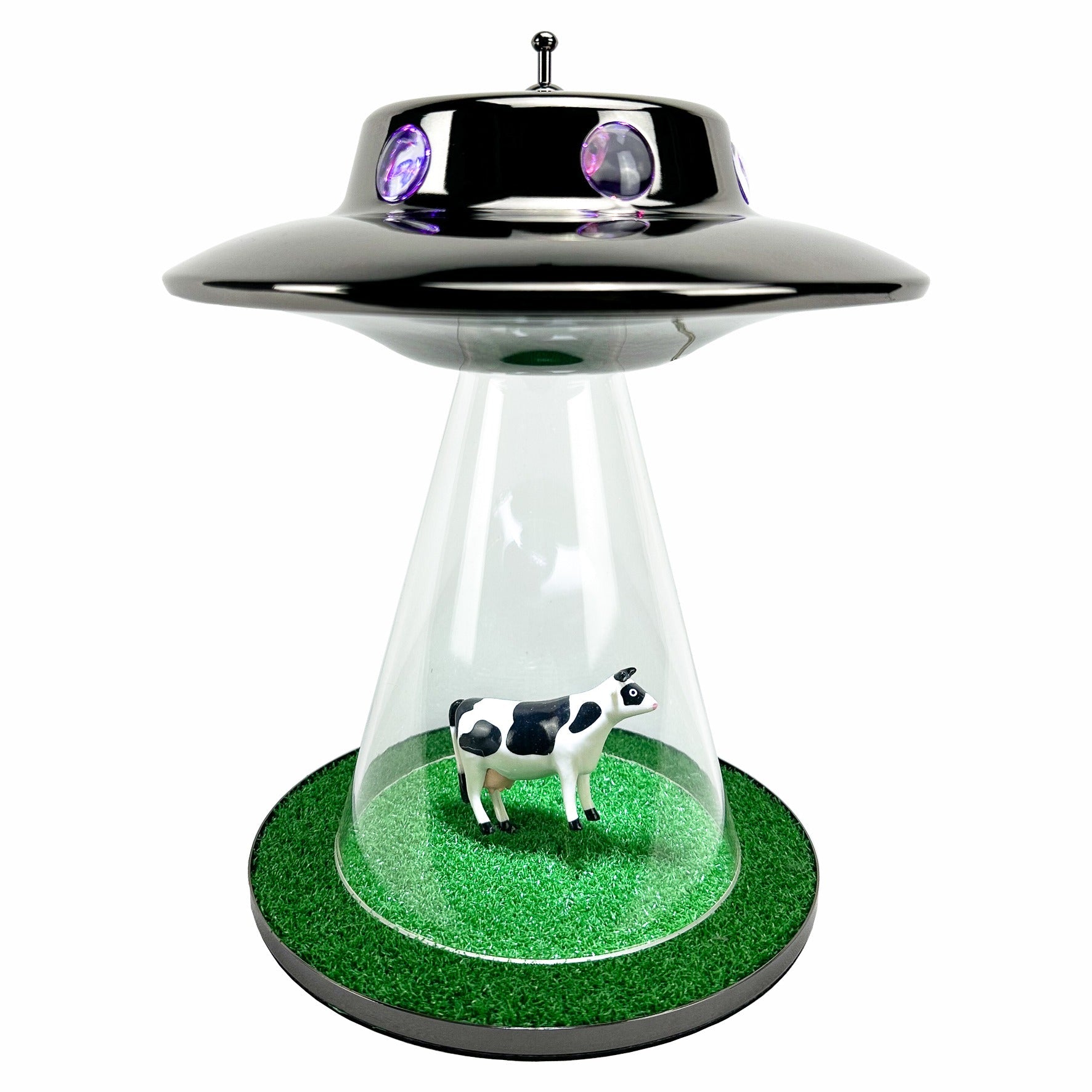 Alien Abduction Cow Lamp