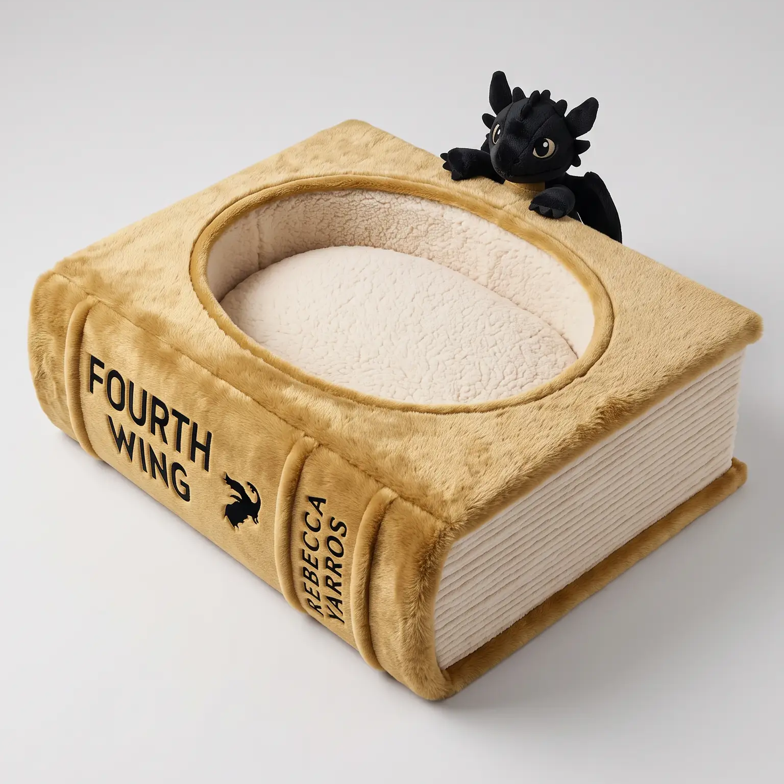 Fourth Wing Book Cat Bed