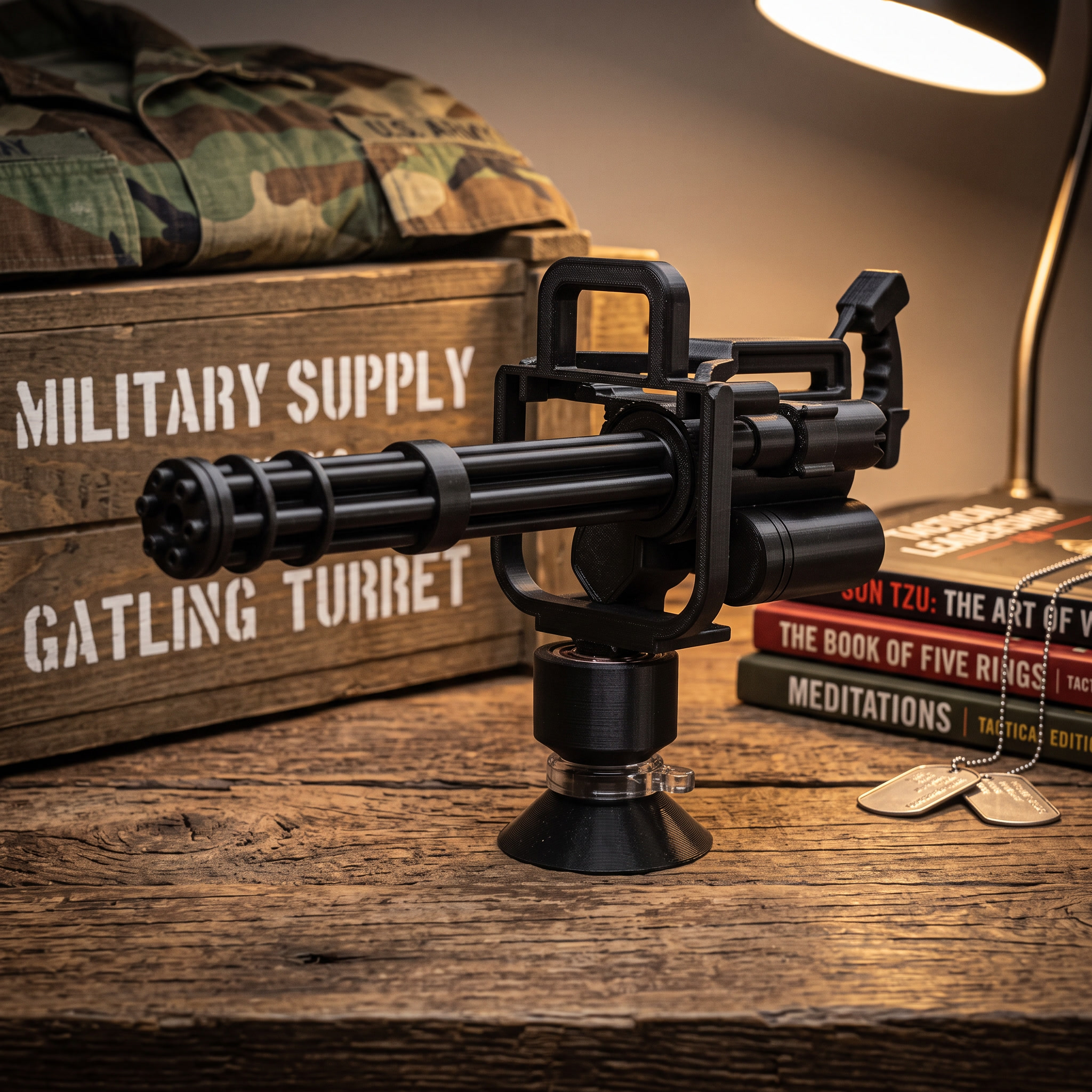 Mini Gatling Dashboard Cannon