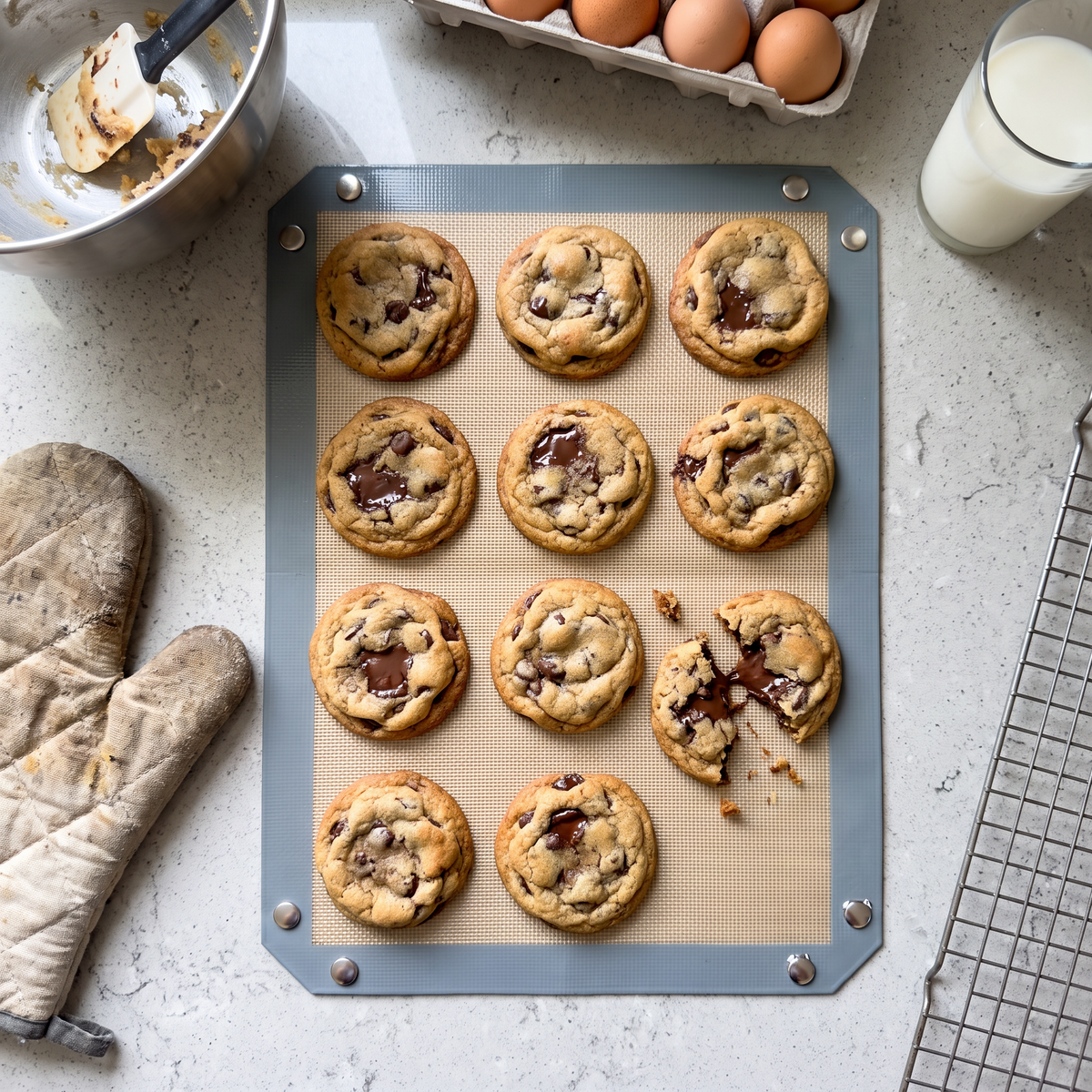 Snap-Corner Baking Mat