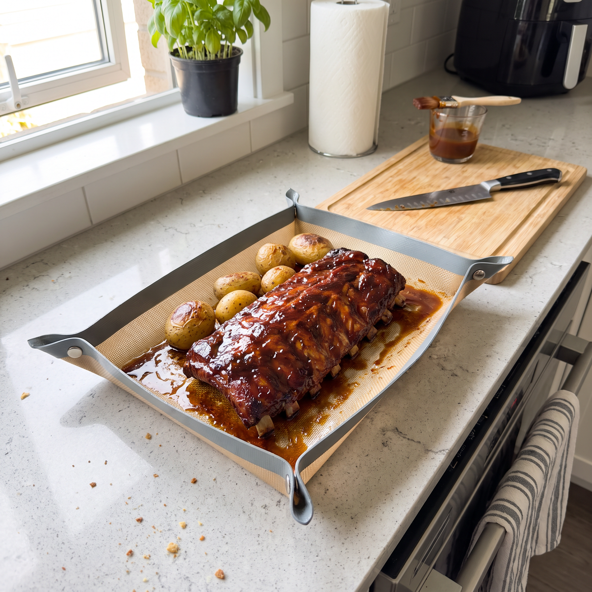 Snap-Corner Baking Mat