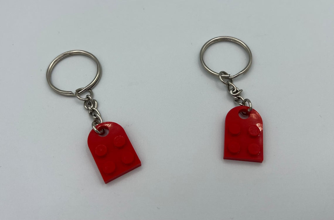 Brick Heart Keychain