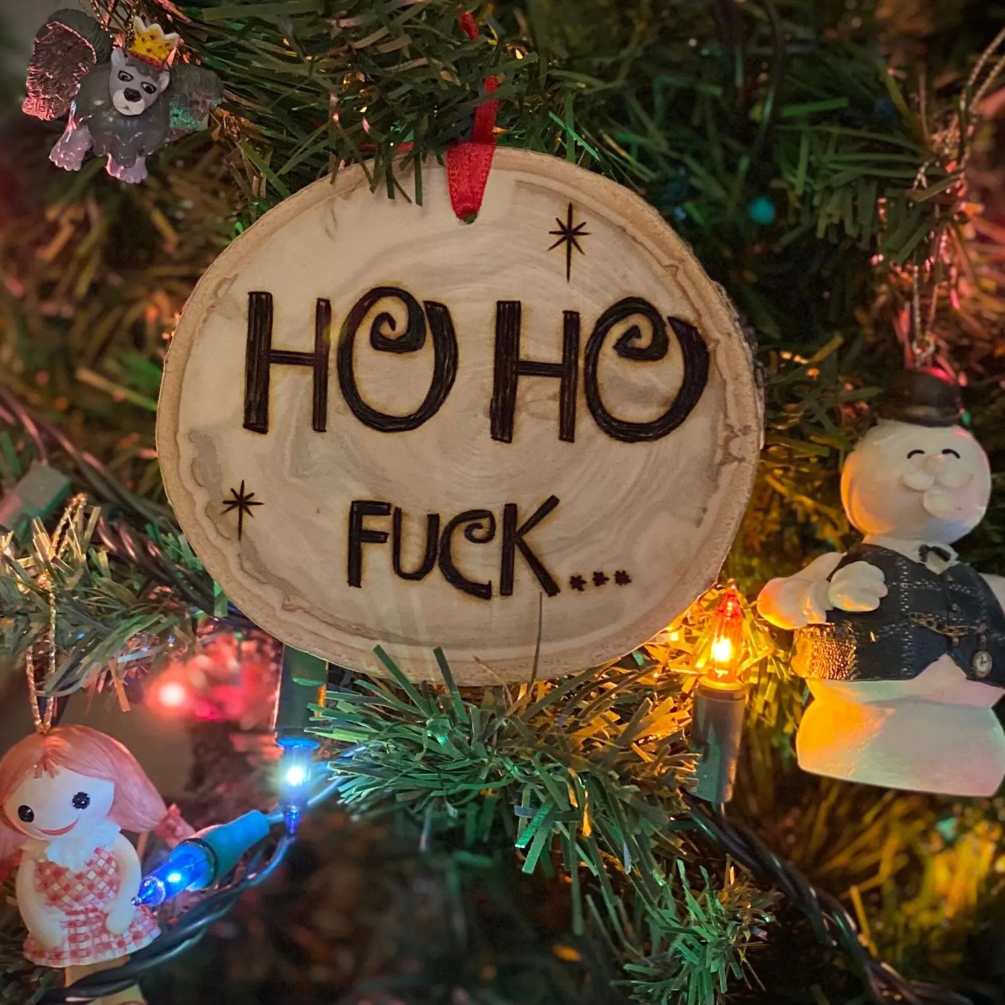 Offensive Merry Christmas Ornament