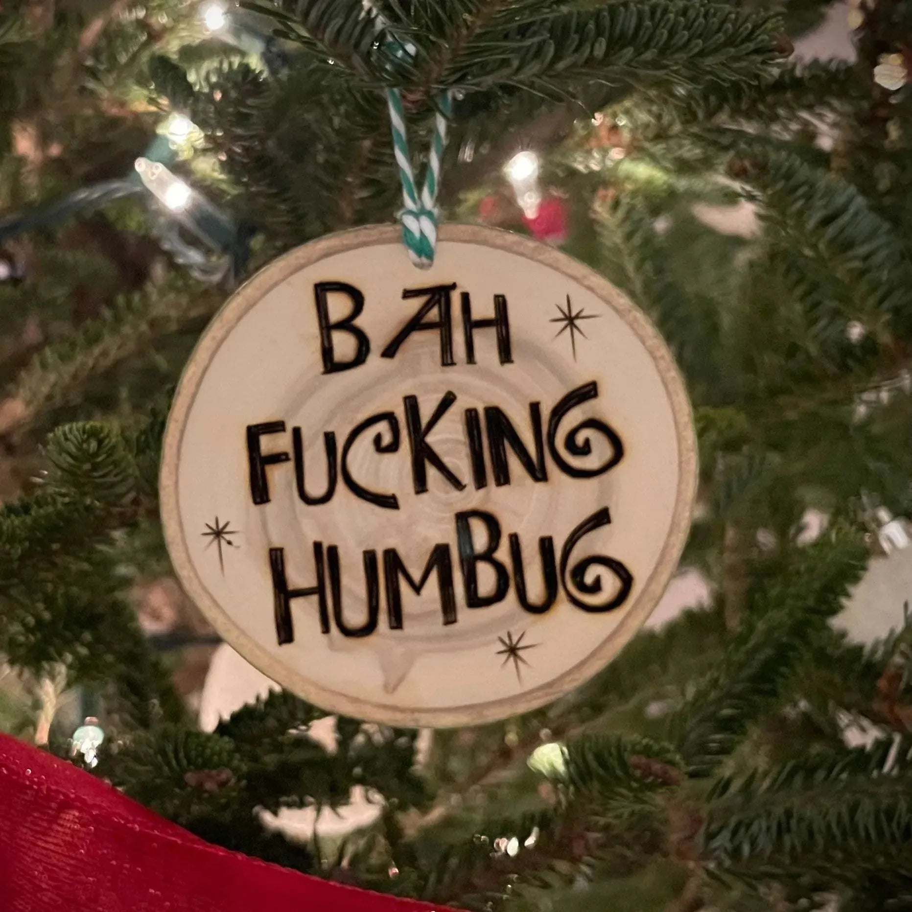 Offensive Merry Christmas Ornament