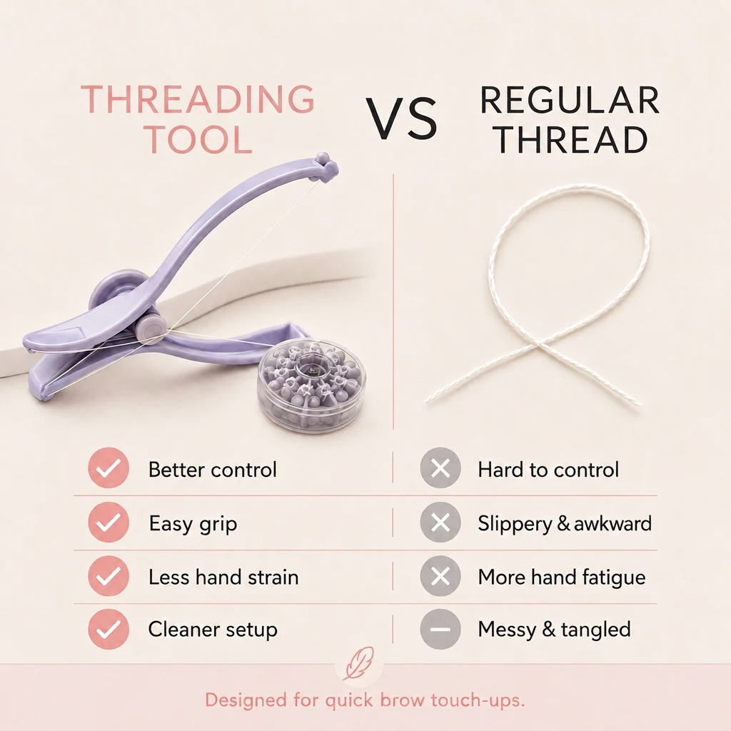 Precise Brow Threading Tool