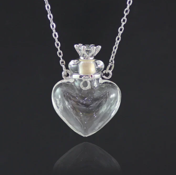 Eternity Heart Blood Vial Necklace