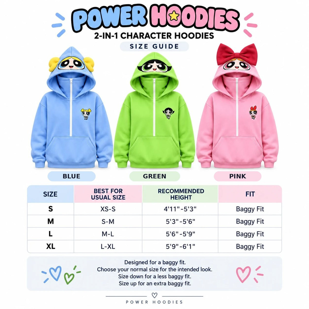 Power Hoodies