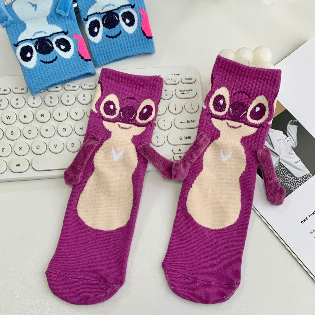 Funny socks with magnet